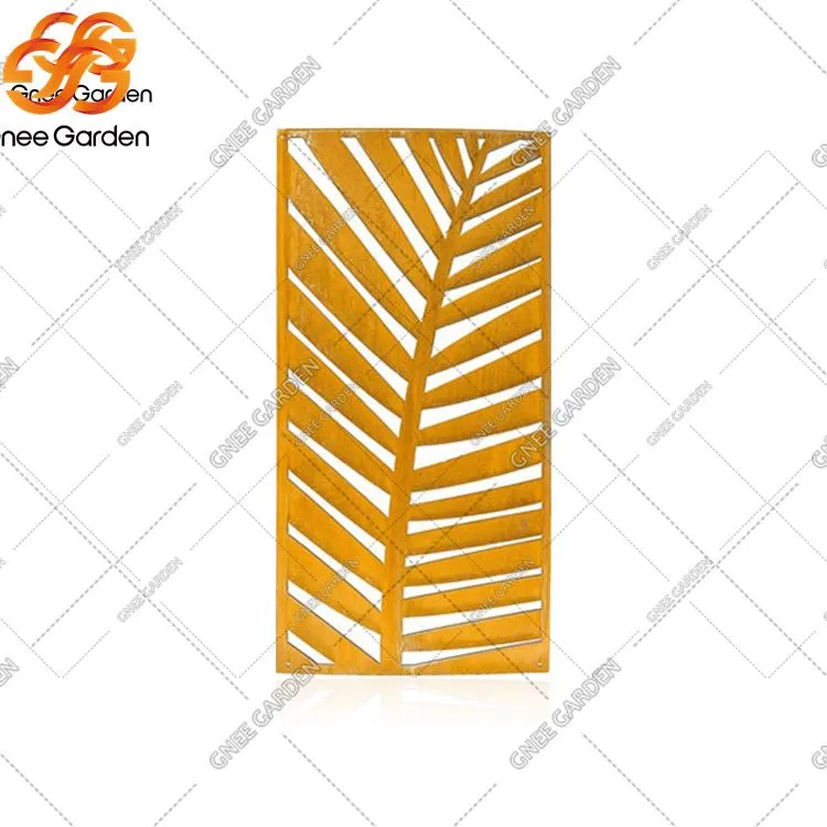 कॉर्टेन गार्डन स्क्रीन पैनल