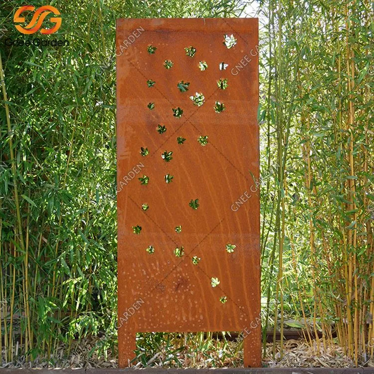 कॉर्टेन आउटडोर सजावटी स्क्रीन