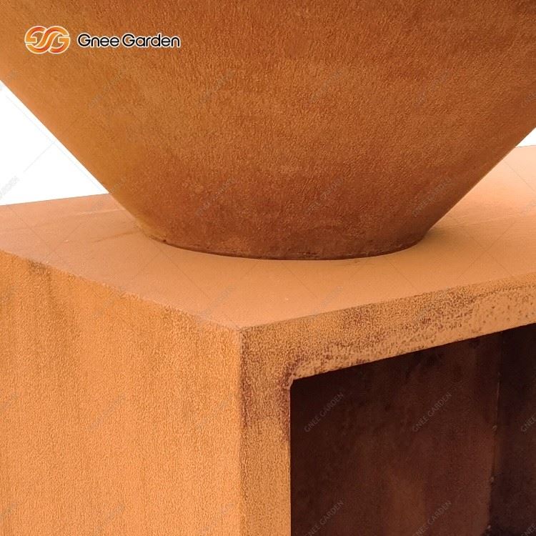 Corten Steel Wood Burning