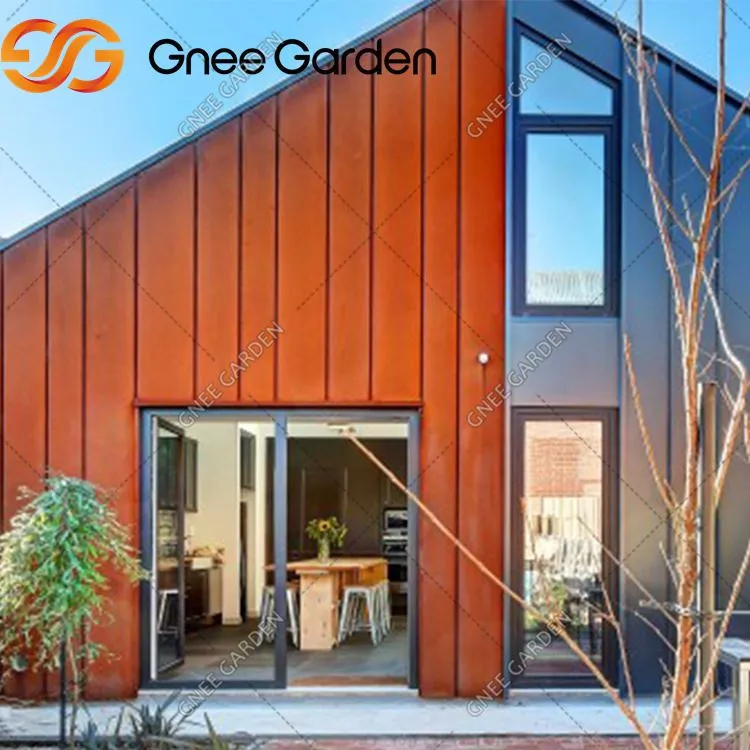 सजावटी कॉर्टन स्टील पर्दे की दीवारें