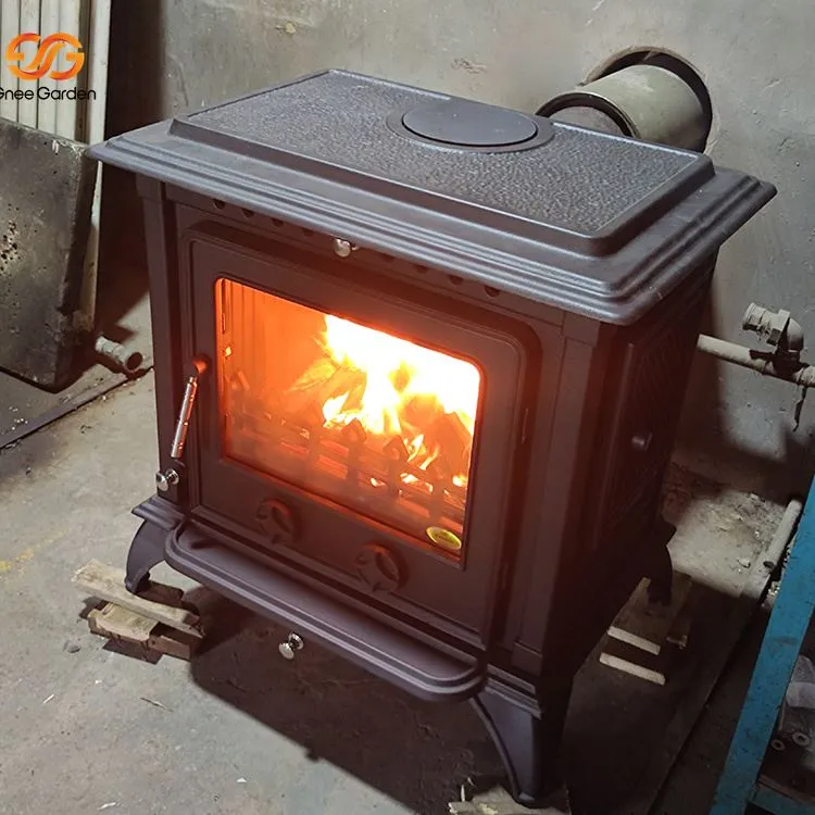 डबल साइडेड लकड़ी फायरप्लेस