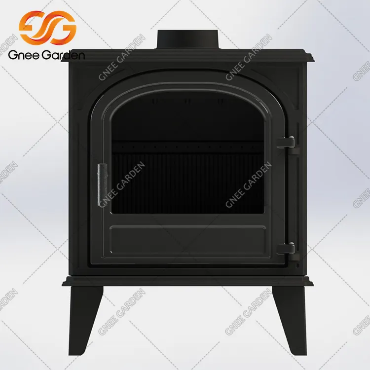 लाउंज में लॉग बर्नर