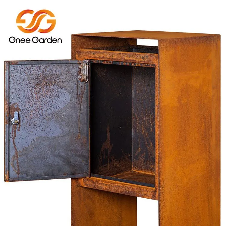 धातु कॉर्टेन स्टील मेलबॉक्स