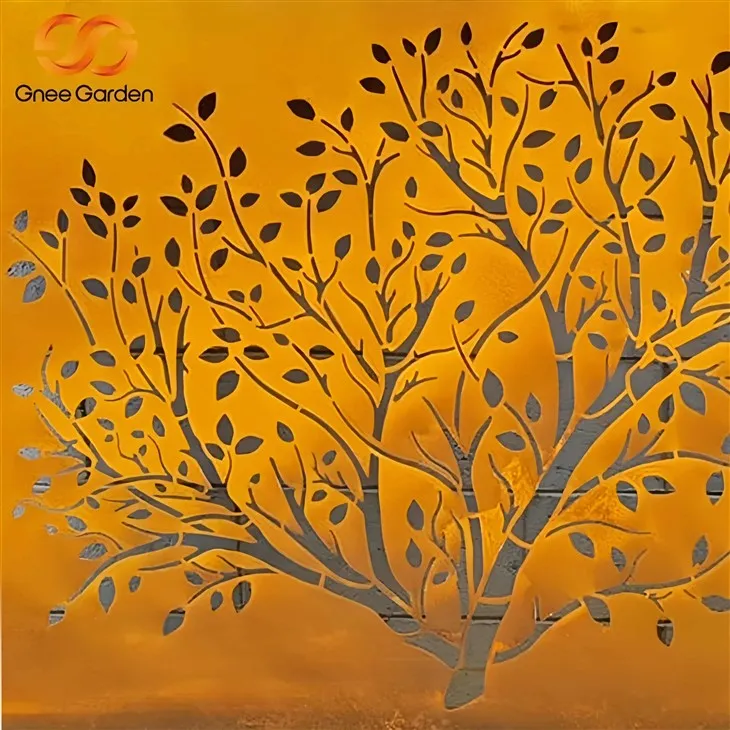 आँगन के लिए लेजर-कट कॉर्टन स्टील स्क्रीन