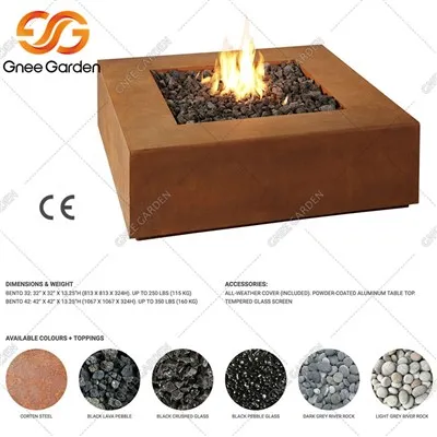 आउटडोर फायर टेबल