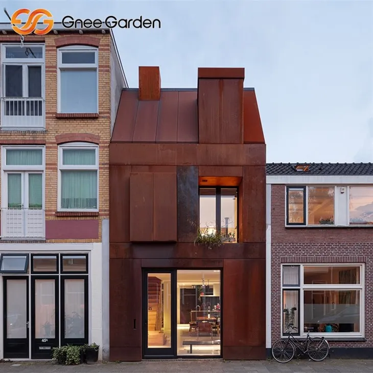 अपक्षय क्लैडिंग स्टील टिकाऊ बाहरी