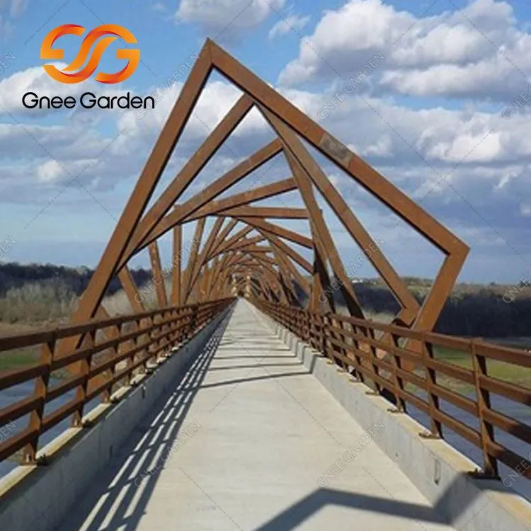 मौसम के प्रभाव से स्टील ब्रिज