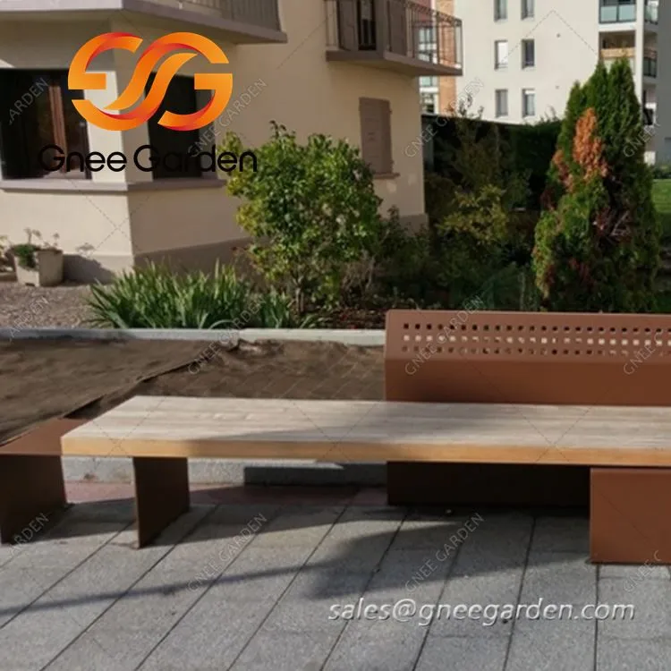 वेदरिंग स्टील आउटडोर फर्नीचर