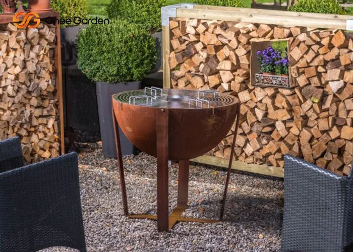 लकड़ी जलाने वाली ग्रिल आउटडोर